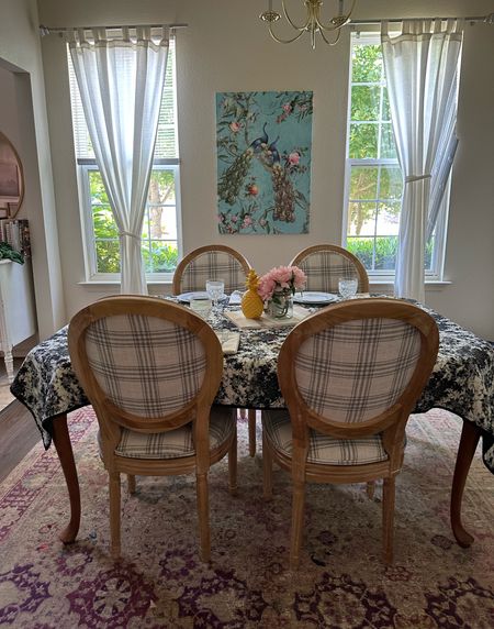 Love these linen like curtains in our dining room and Chris’s office 

#LTKunder50 #LTKstyletip #LTKhome