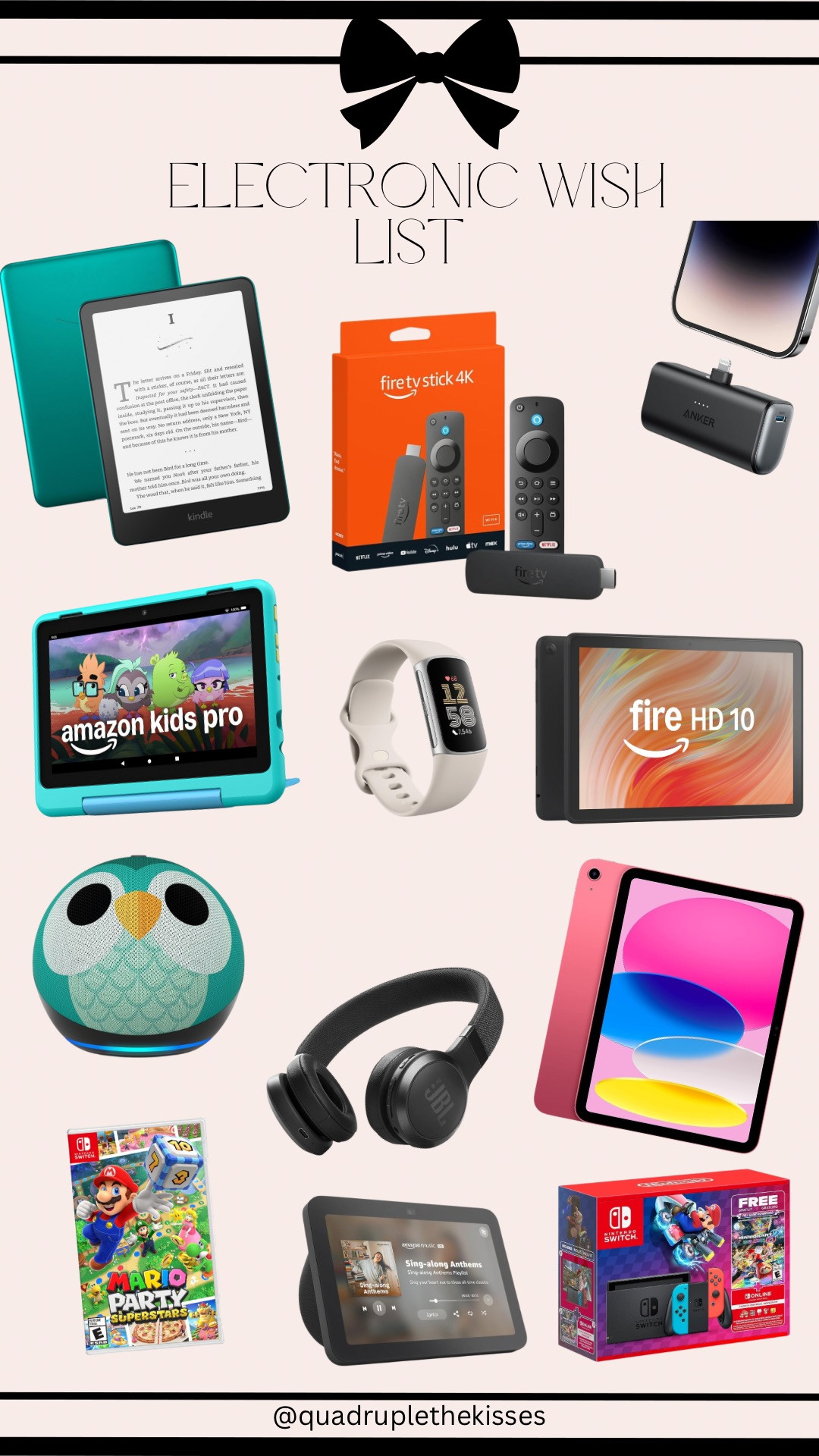 Electronic Gift List 

 #LTKGiftGuide #LTKHoliday #LTKFamily