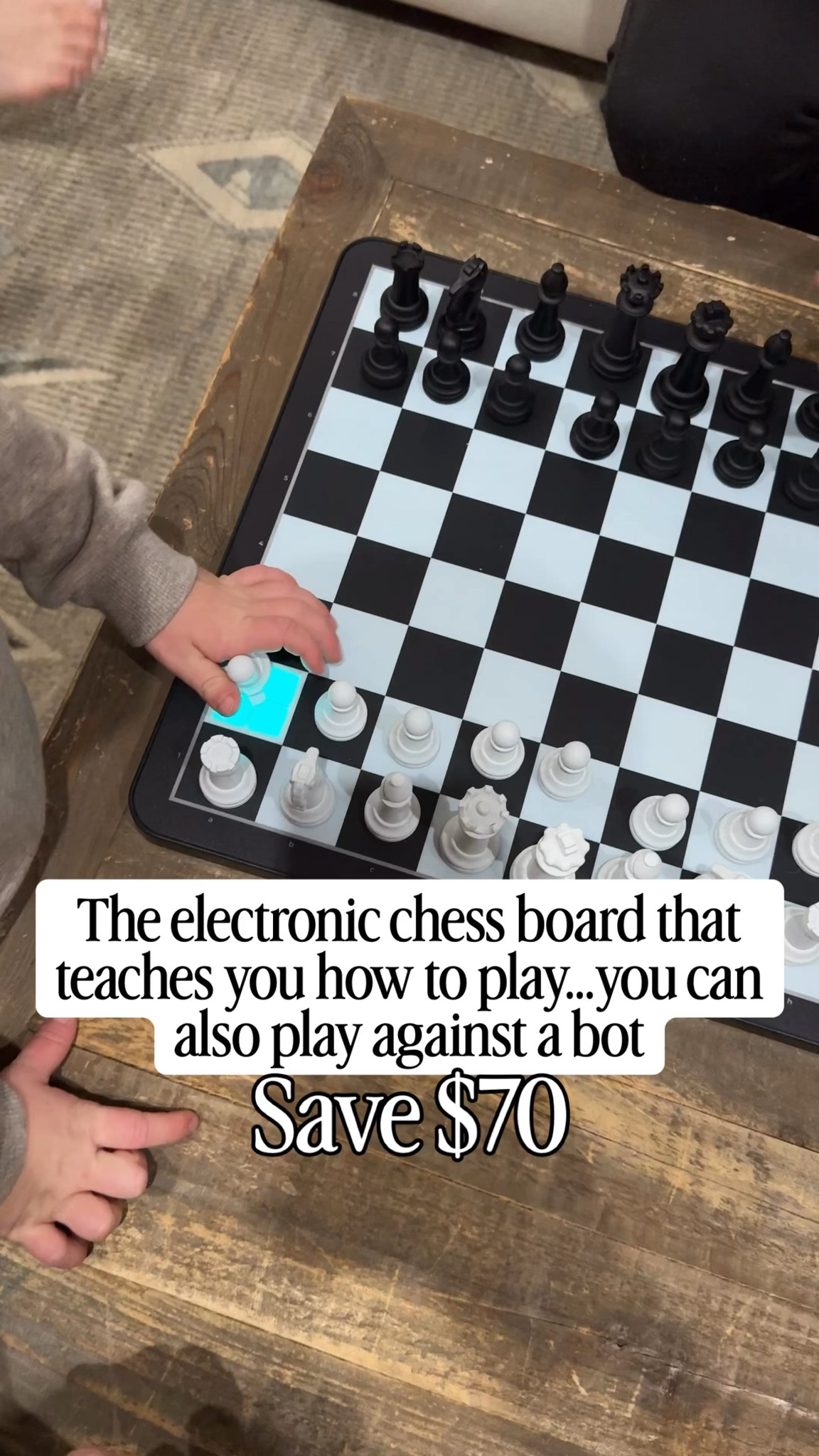 The coolest electronic chess board that teaches you how to play while you play.  You can also challenge the computer.  

#gamilygifts #familygames #familygifts #giftguide #giftideas

#LTKCyberWeek #LTKKids #LTKGiftGuide