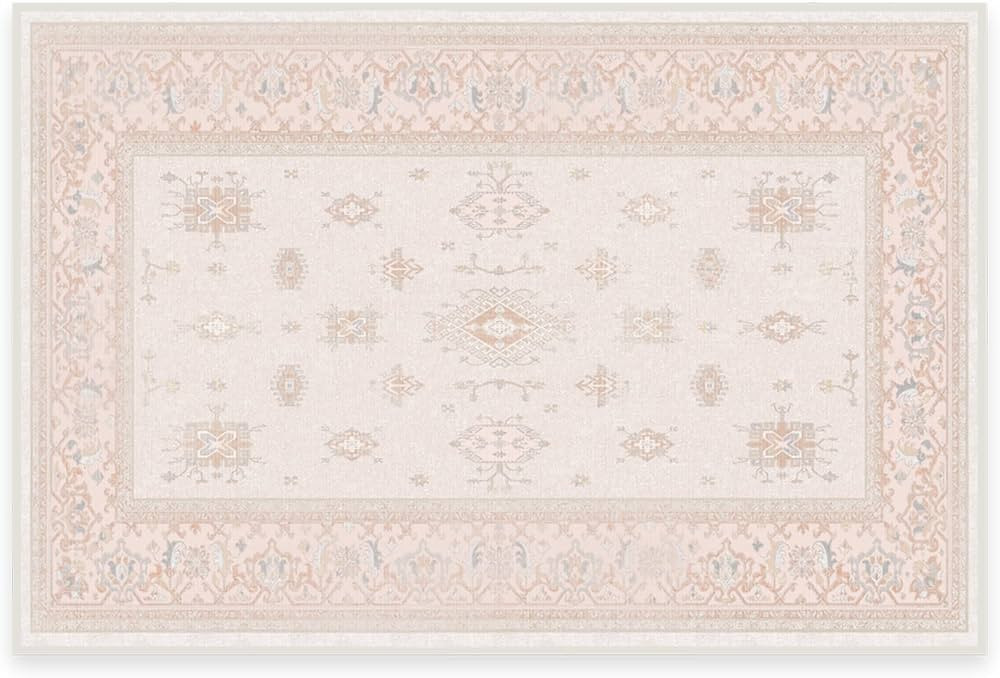 RUGGABLE Verena Washable Rug - Perfect Kids Area Rug for Nursery Playroom Kids Room - Pet & Child... | Amazon (US)