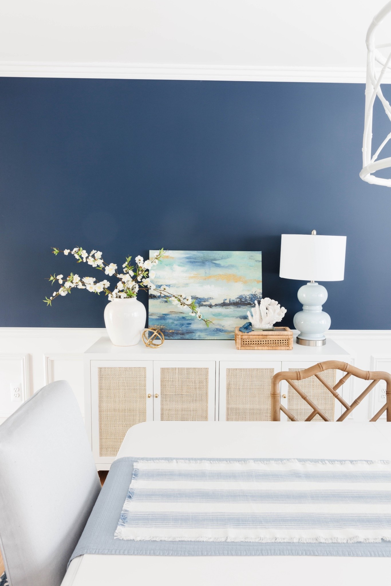 Setting the table for good times with coastal decorative pieces! I'm loving the look and feel of this space and you will too!
Home refresh, nautical decor, lighting fixtures, blue and white

#LTKHome #LTKSeasonal #LTKStyleTip