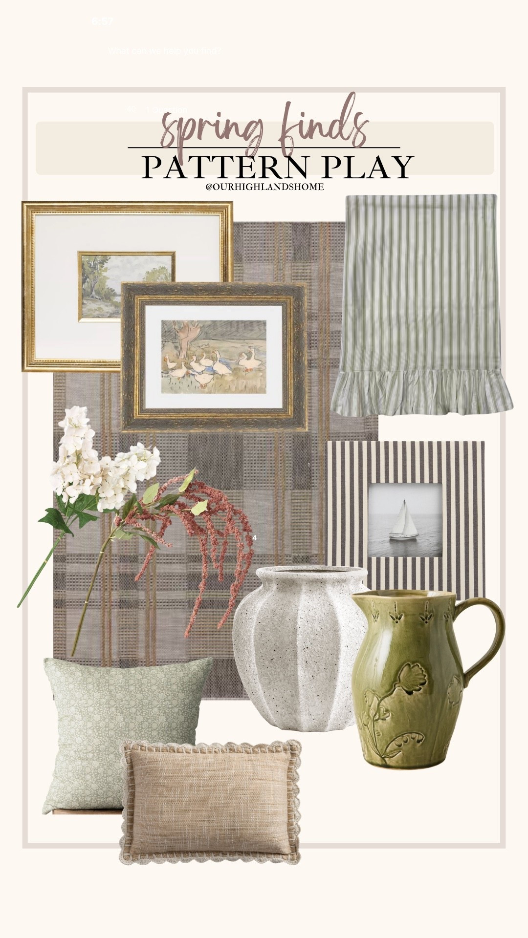 spring pattern play. new finds for spring

home decor. home depot. loloi. michaels. world market. magnolia 

#LTKSeasonal #LTKSaleAlert #LTKHome