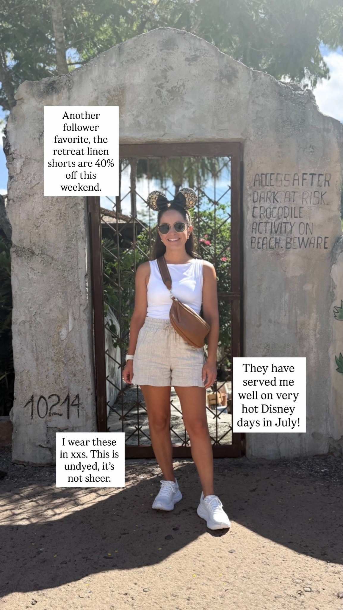 A few things I’ve shared recently are on sale this weekend! 

Linen shorts (Athleta): xxs - 40% off 
Tank top (Quince): xs - but sold out will link another tank top I love