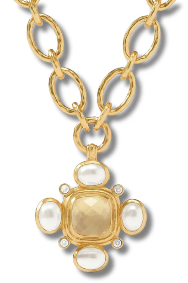 Tudor Statement Necklace - Champagne | Julie Vos | RESTOCK | The Willow Tree