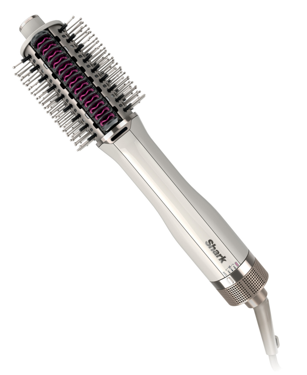 Shark SmoothStyle Heated Comb and Blow Dryer Brush - HT202 - White | Macy's