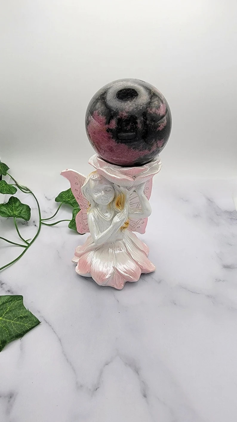 Fairy Crystal Sphere Holder Home Decorationmineral - Etsy | Etsy (US)