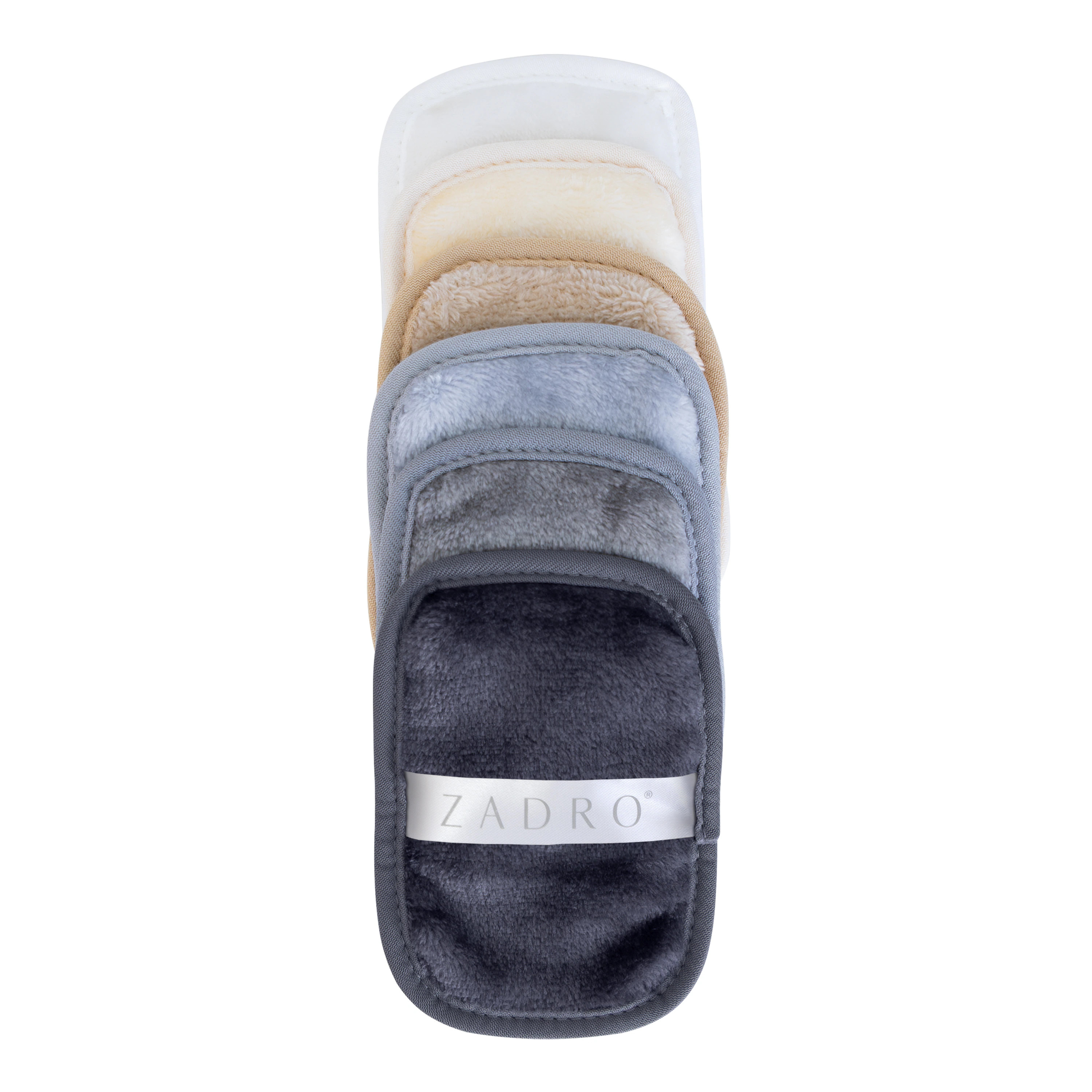 Zadro 5-Inch x 3.5-Inch Rectangle Reusable Makeup Remover Cloths Pack of 6 Multi Color Eraser Cloths Polyester | ZMRW6PNEU | Lowe's