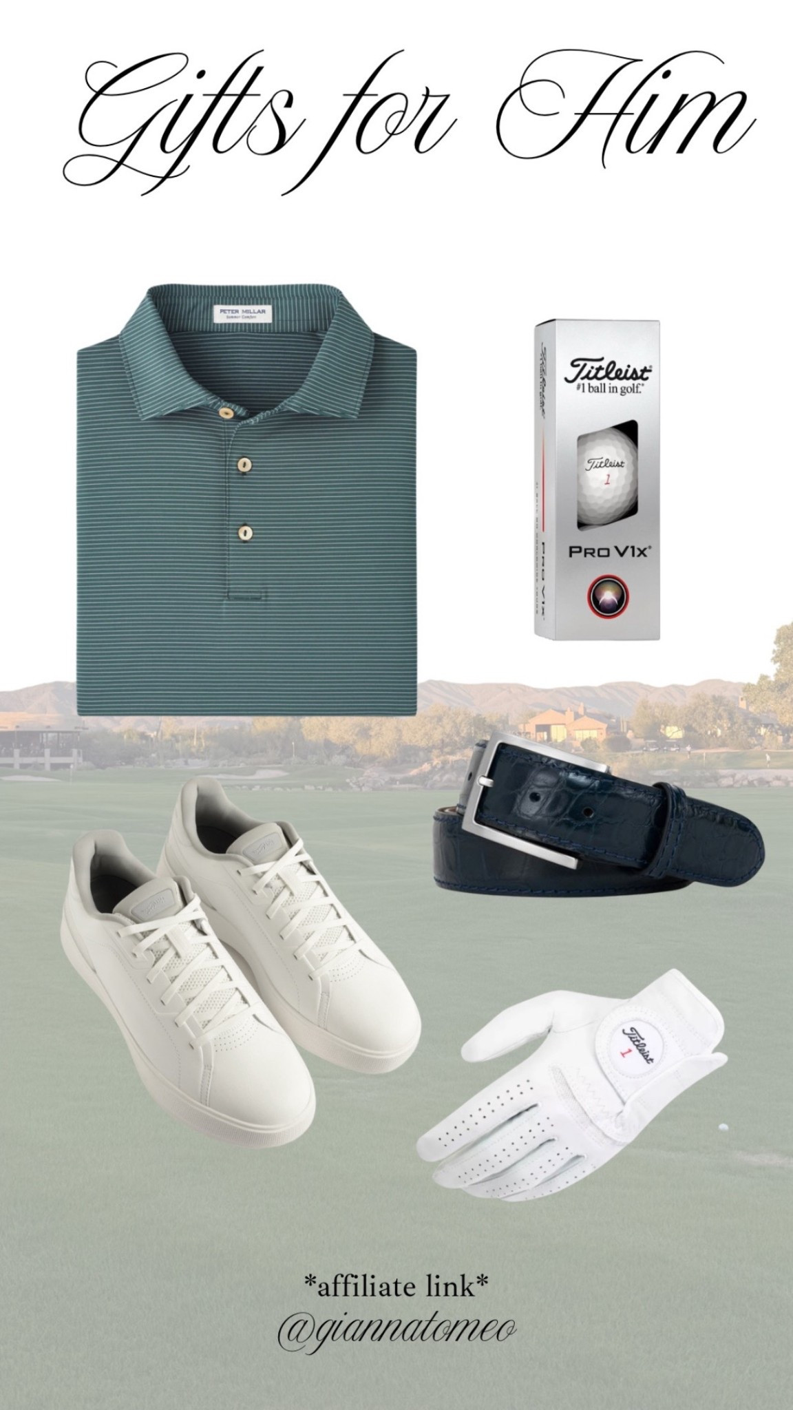 Golf gifts for him! 
Christmas gifts for him!

The shoes are SundayRed and the belt is Ace of Clubs Golf Co!

#LTKGiftGuide #LTKMens #LTKHoliday