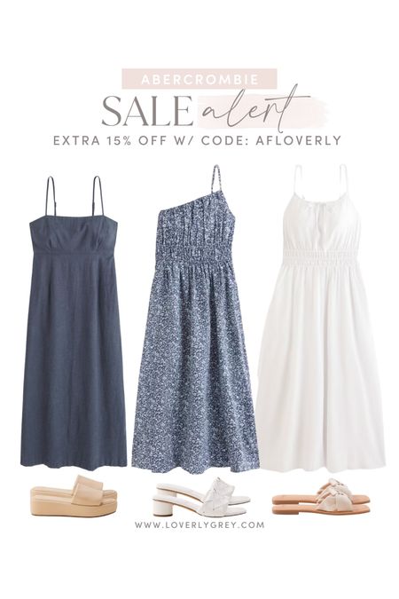 Abercrombie dress sale 👏 20% off all dresses plus an extra 15% off with code: AFLOVERLY I wear an XS in these! 

Loverly Grey, summer dresses

#LTKSeasonal #LTKFind #LTKsalealert