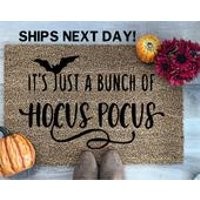 Hocus Pocus Doormat  Halloween Doormat  Fall Welcome Mat | Etsy (US)