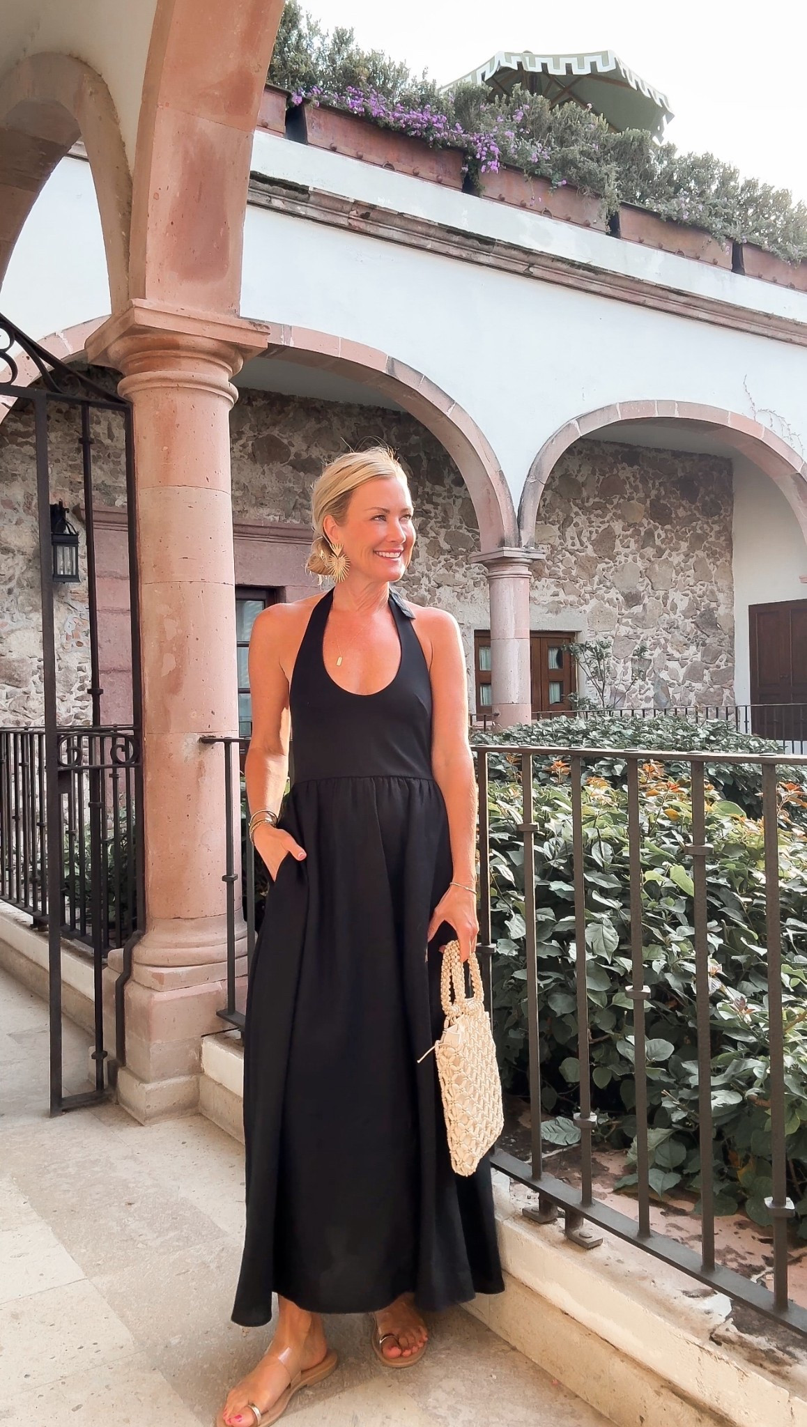 Last night in San Miguel

This linen halter is the perfect for vacation, I have 2 colors! Wearing XS. Plus it’s over 50% off!

#LTKOver40 #LTKTravel