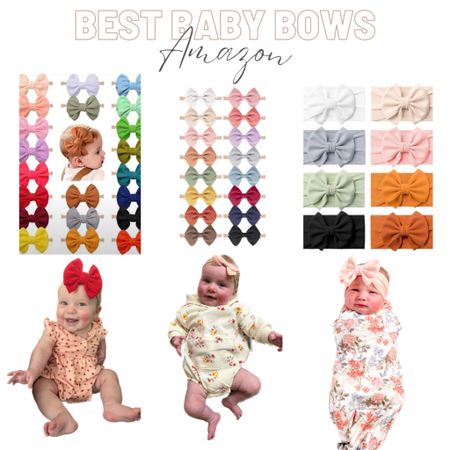 Part 2 of my favorite Amazon bow sets! These are perfect for the first yearb

#LTKstyletip #LTKbaby #LTKfamily