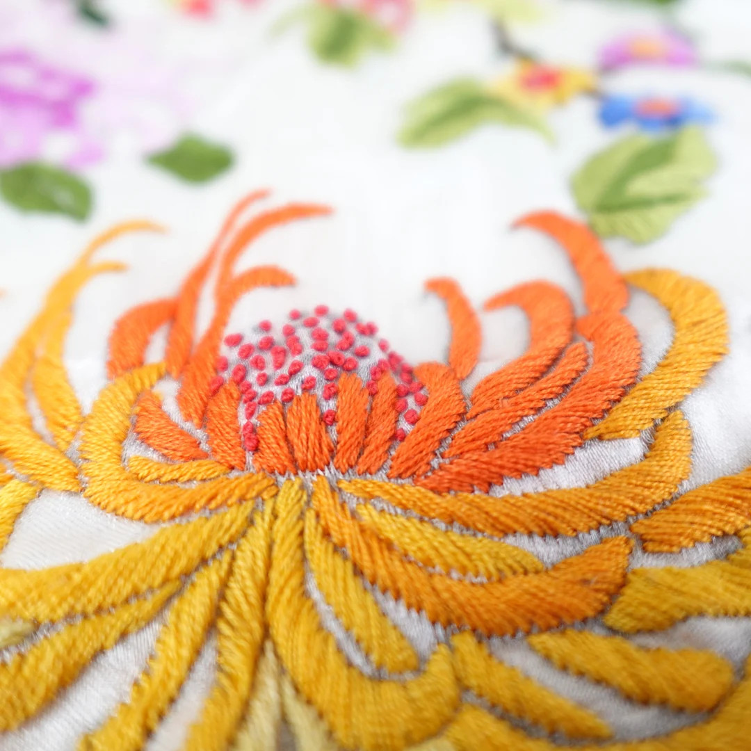 Vintage Golden Dragon Silk Embroidered Robe, Women's Medium, Floral Embroidery - Etsy | Etsy (US)