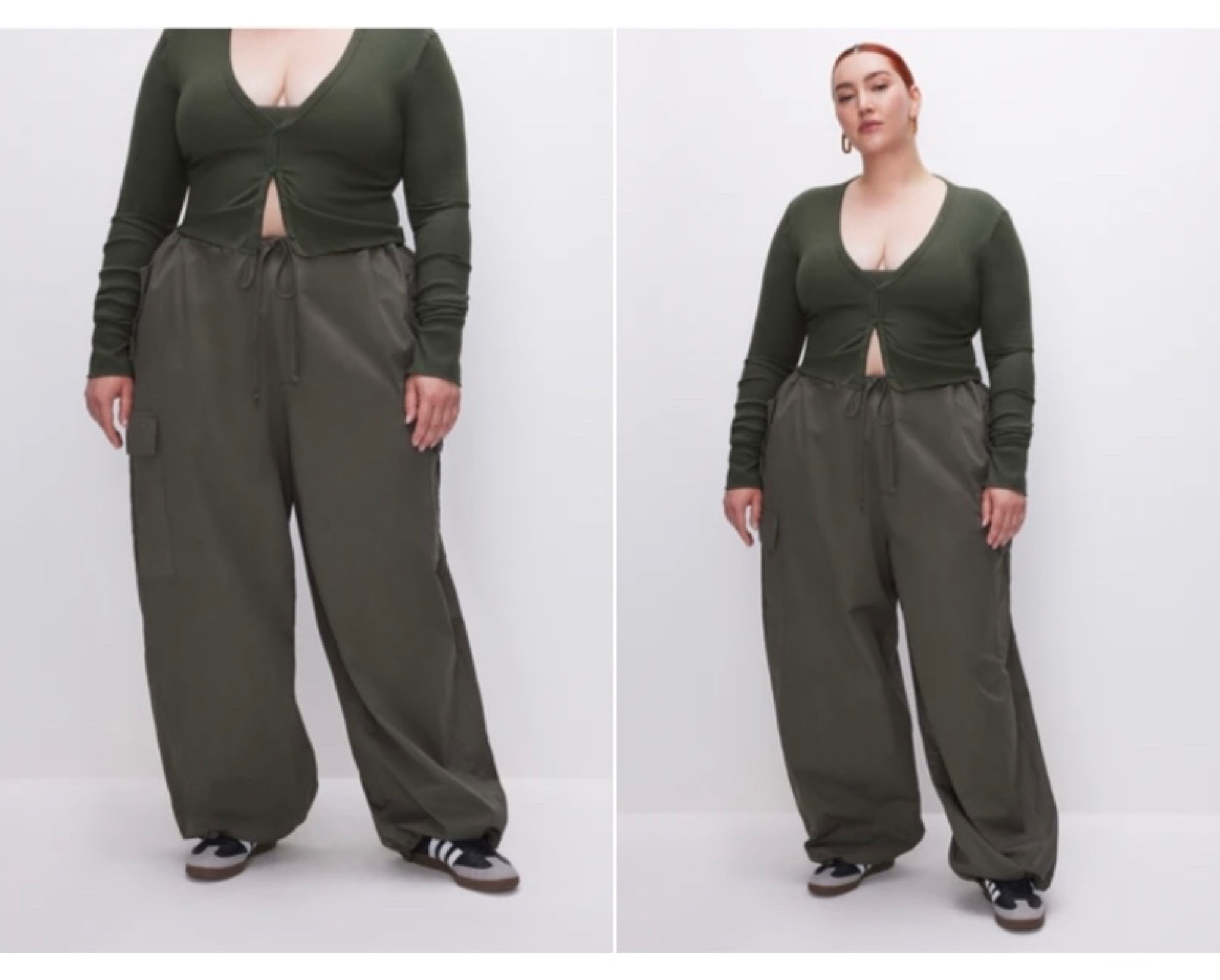 Good American just dropped PARACHUTE pants!! Get these ASAP! 

#LTKcurves #LTKstyletip #LTKfit