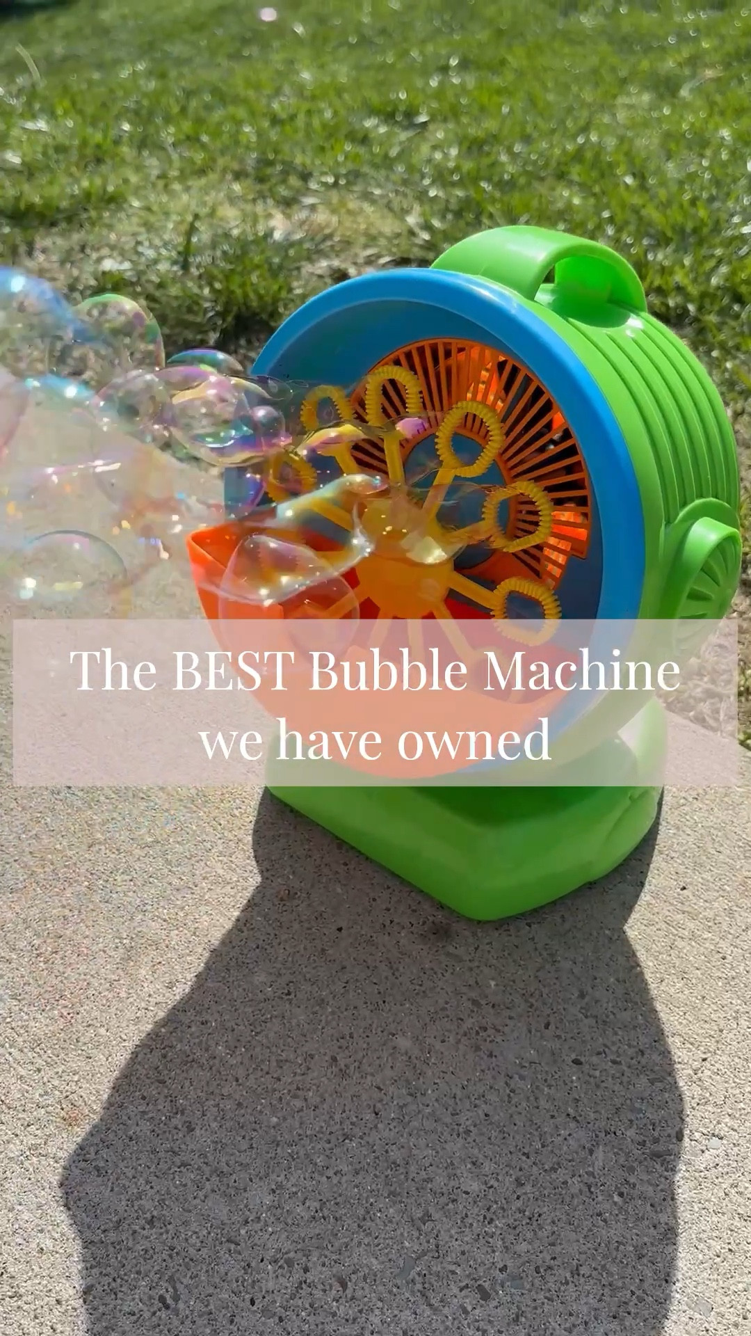 This bubble machine works SO well for endless summer fun! We’ve had so many other bubble machines break down on us but this one is the winner!! 

#LTKmomlife #LTKKids