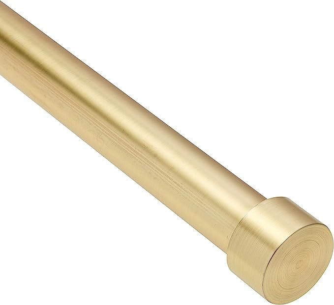 Umbra Cappa, ¾” Adjustable Curtain Rod for Windows – 66 to 120” Drapery Rod, Brass | Amazon (CA)