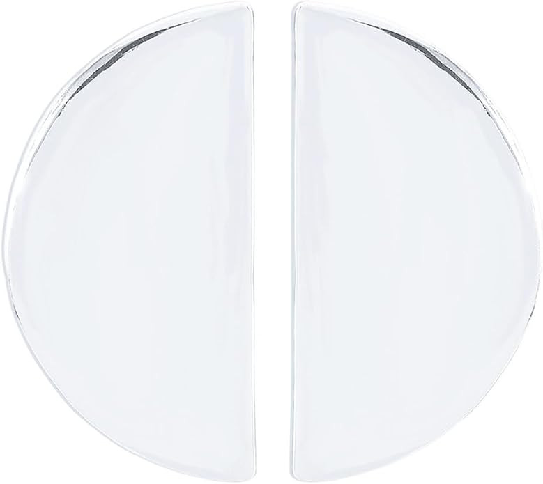 Textured Half-round Dangle Stud Earrings for Women Girls Large Lightweight Minimalist Geometry St... | Amazon (US)