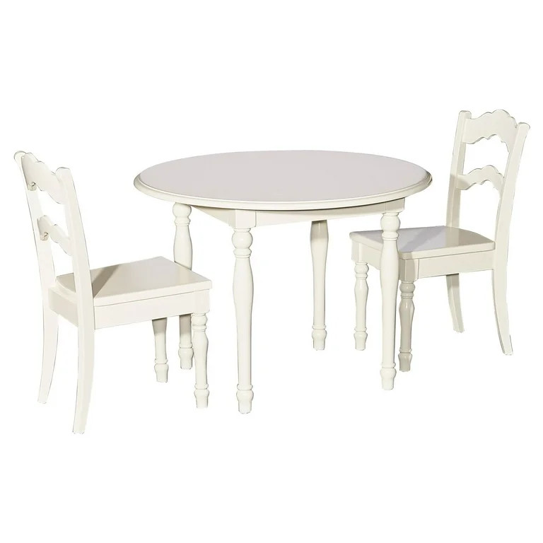 Torri Kid's 3-Piece Table and Chairs Set, Vanilla | Walmart (US)