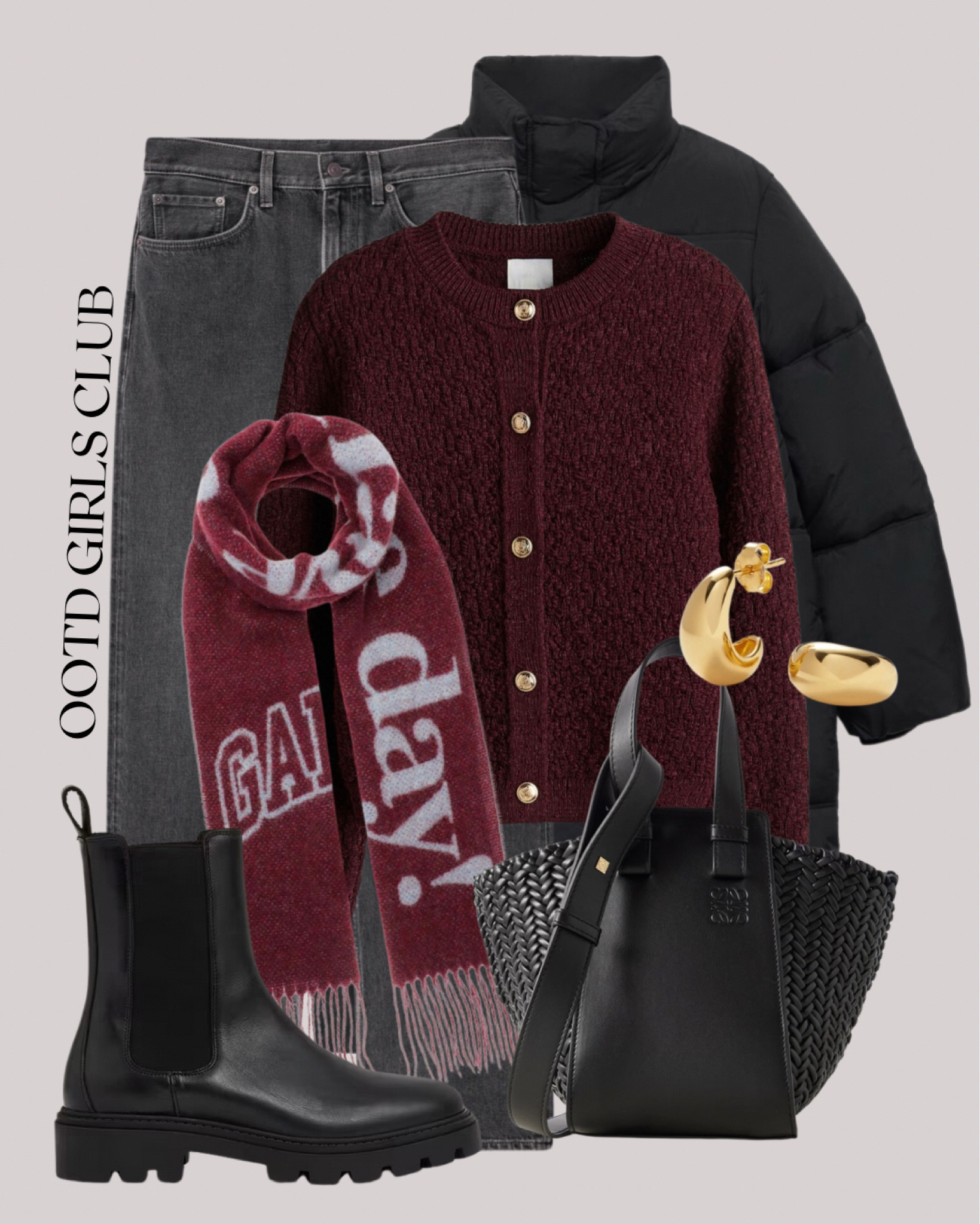 Burgundy accents for a colder day! 

#LTKbag #LTKstyletip #LTKwinter