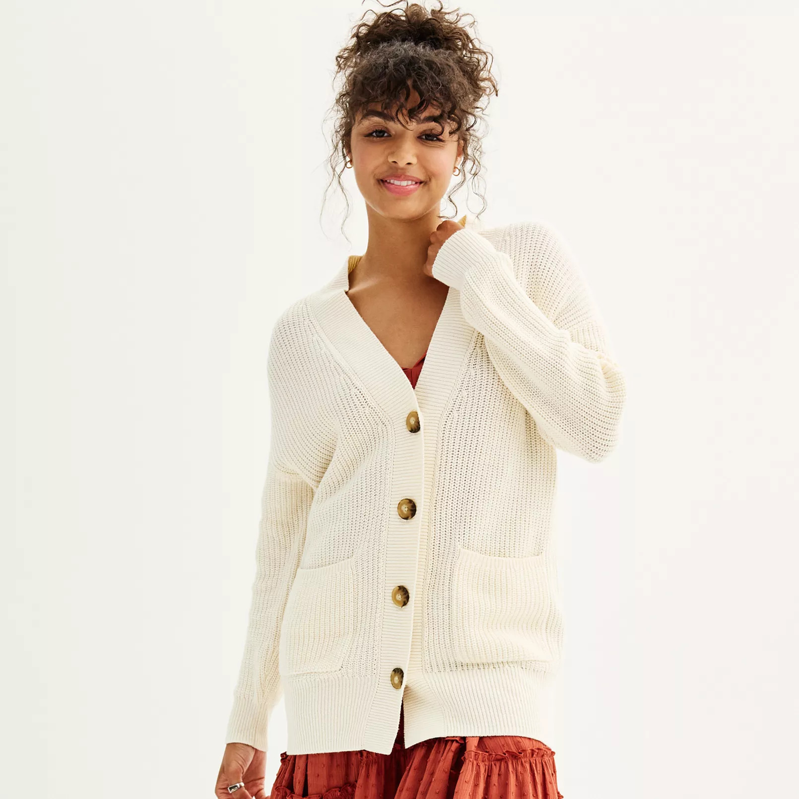 Juniors' SO® Boyfriend Cardigan | Kohl's