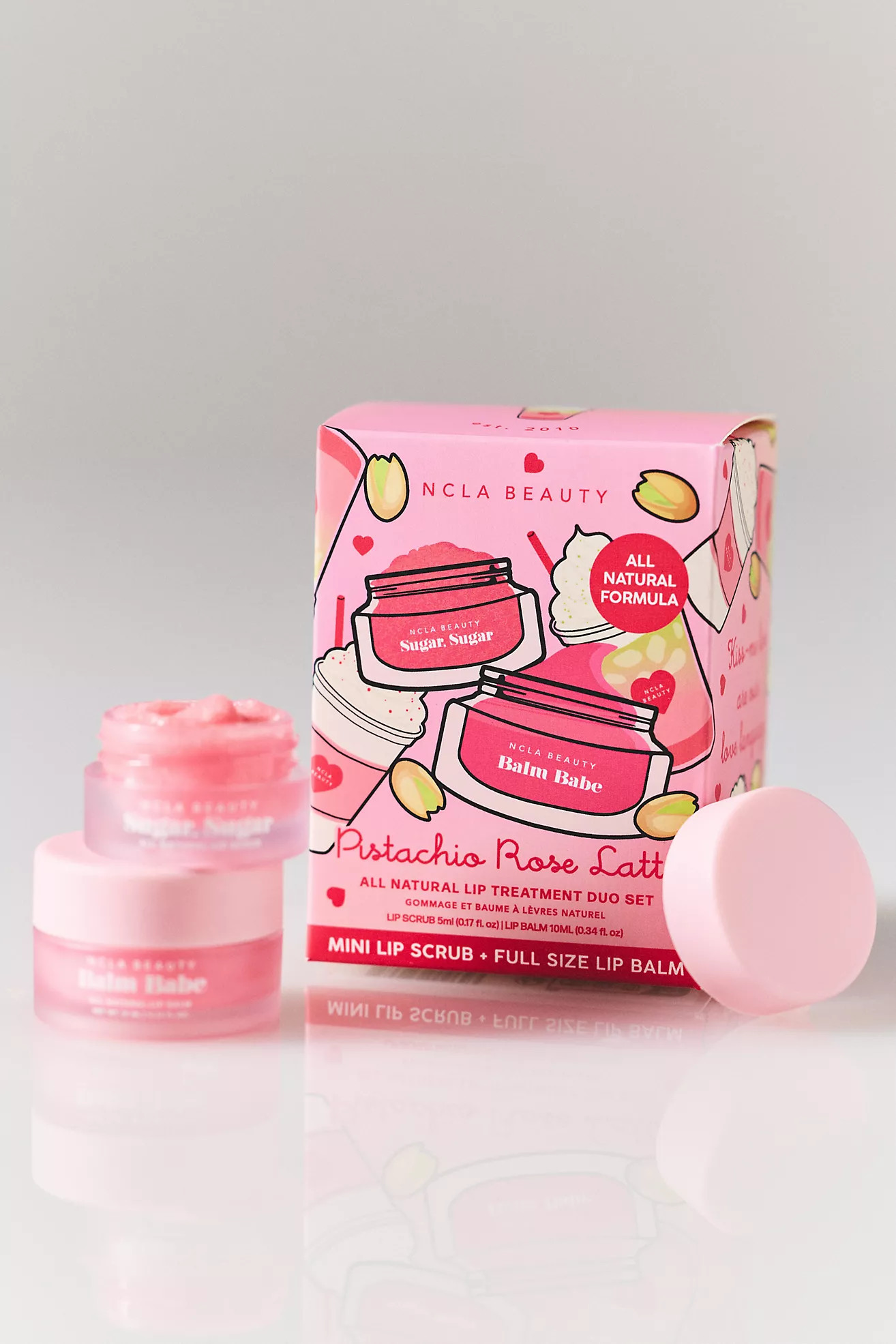 NCLA Beauty Pistachio Rose Latte Lip Treatment Duo Set | Anthropologie (US)