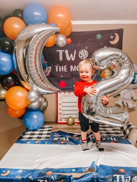Ben’s Two the moon party last year! 

Linking all the things! 

Balloon garland and 2 ballon were Amazon! 

Table cloth was also Amazon! 

#LTKkids #LTKbaby #LTKSeasonal