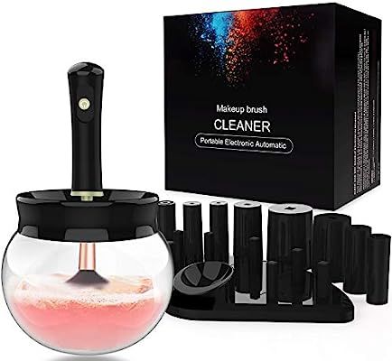 Premium Makeup Brush Cleaner Dryer Super-Fast Electric Brush Cleaner Machine Automatic Brush Clea... | Amazon (US)