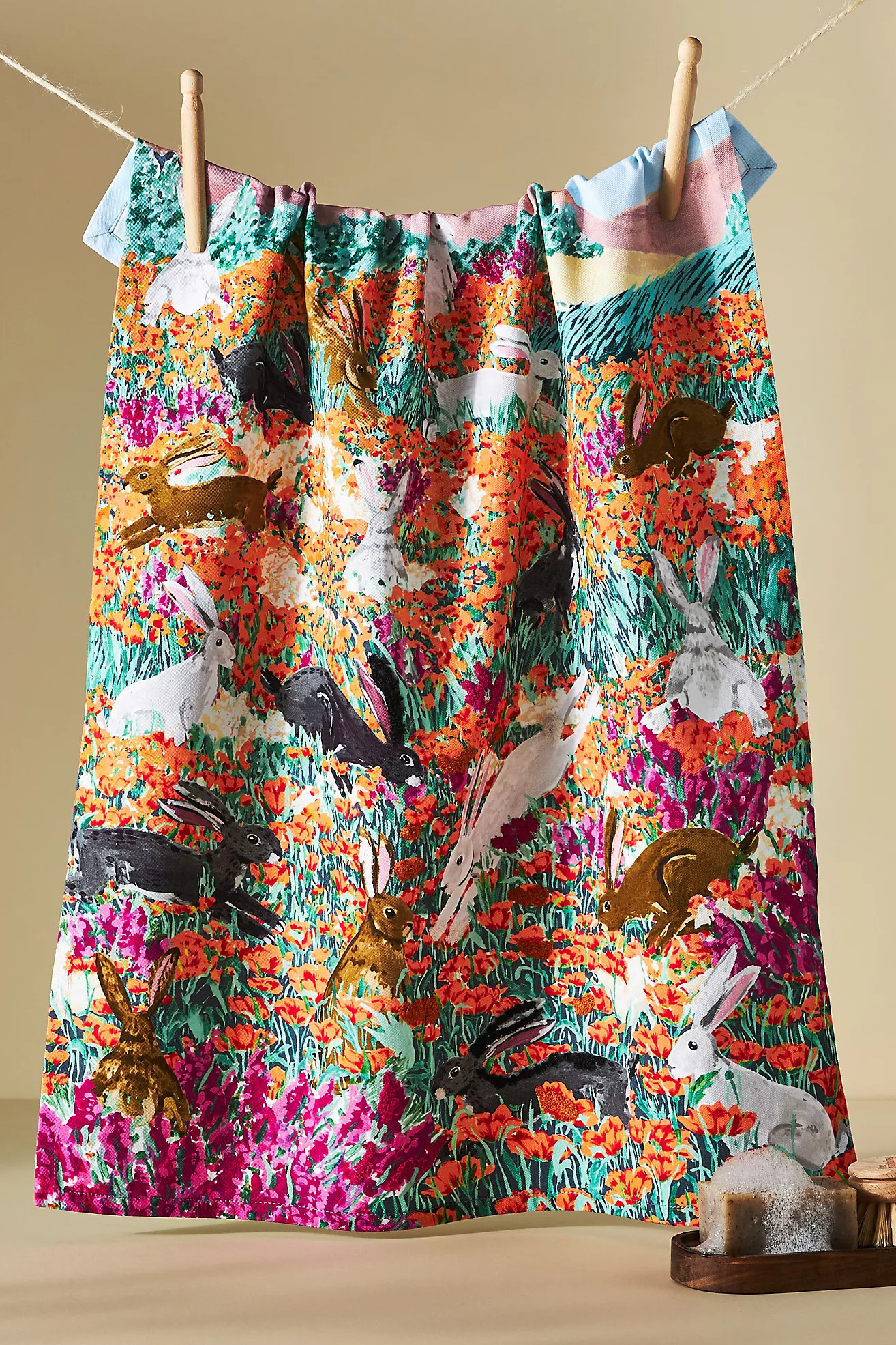 Bunny Fields Dish Towel | Anthropologie (US)