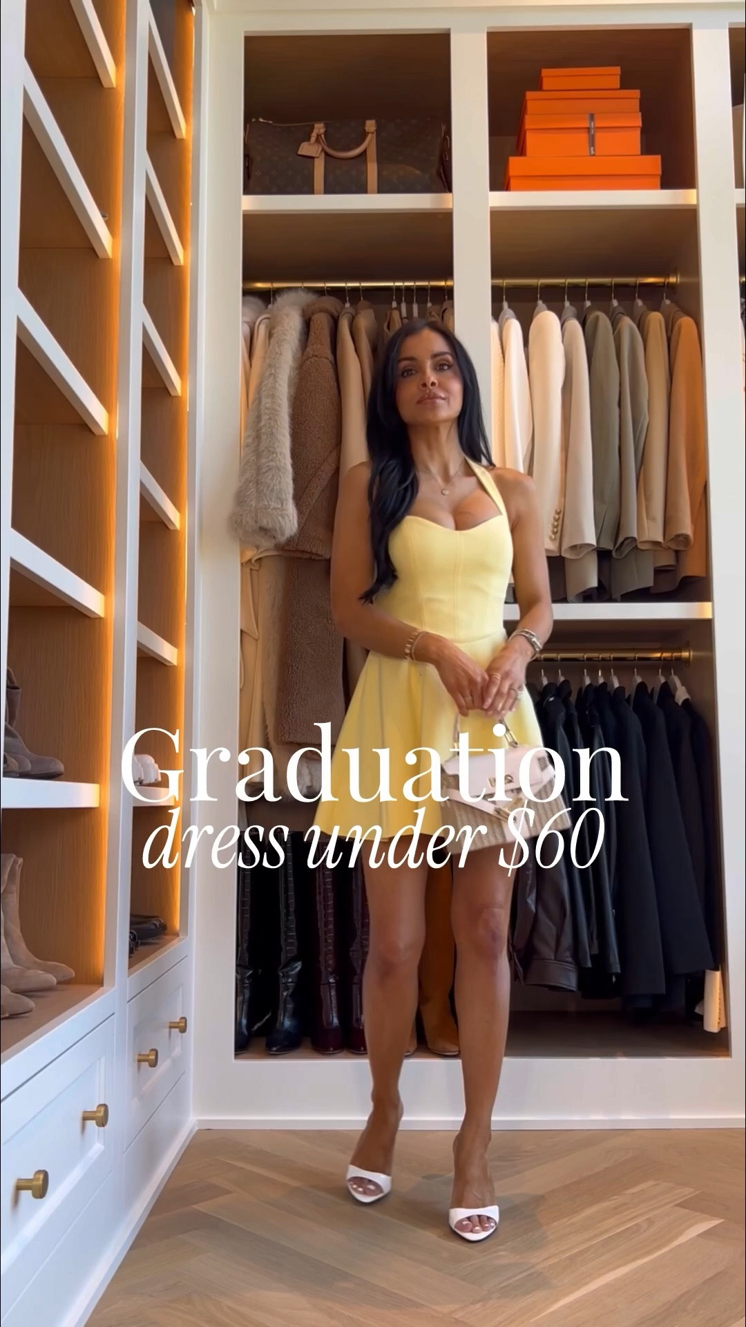 Graduation dress under $60 from Zara
Love the butter yellow hue and swing silhouette that’s so flattering! This dress would be perfect for a beach vacation or date night!

#LTKootd #LTKMothersDay #LTKOver40