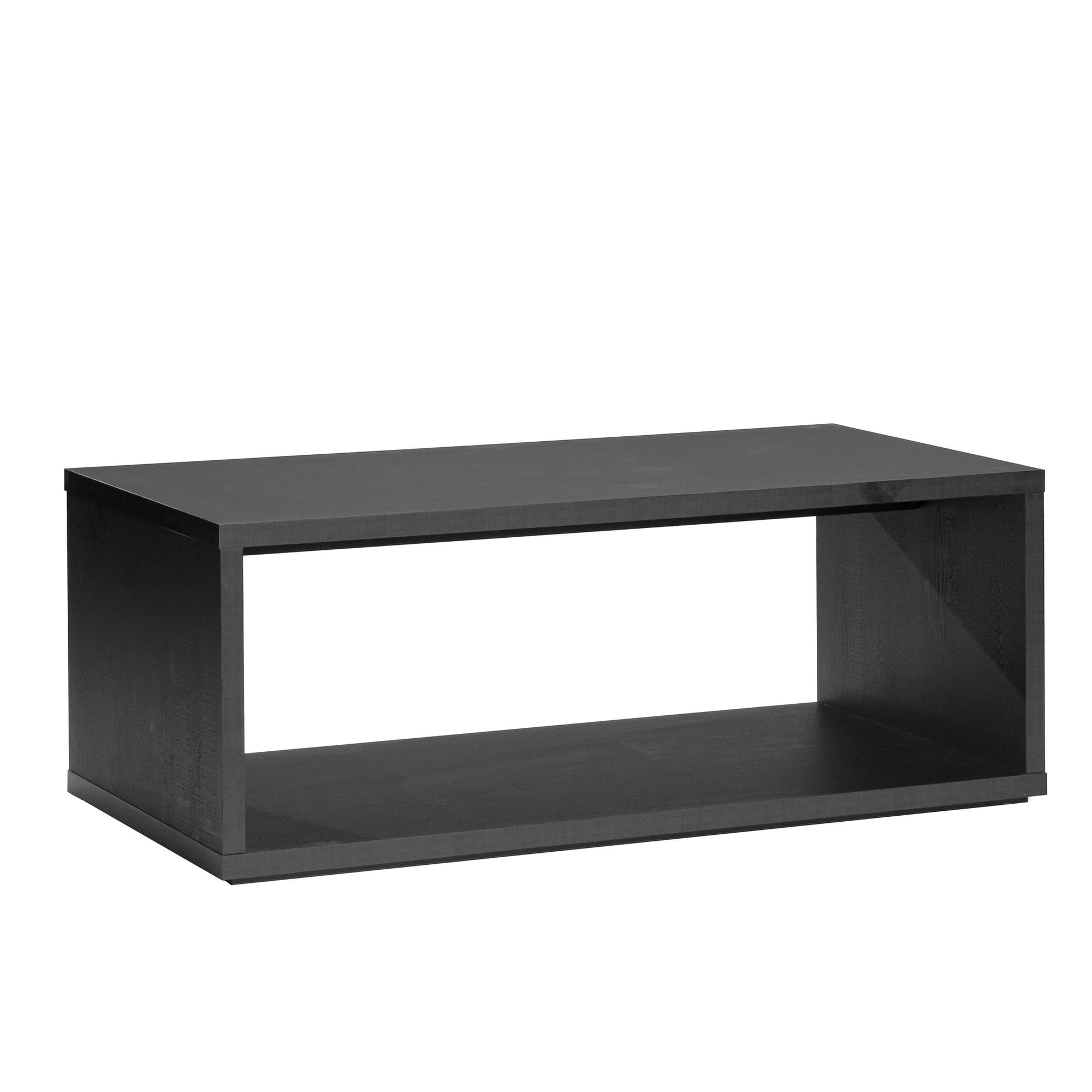 Mainstays Westley Coffee Table, Black Wood Finish | Walmart (US)