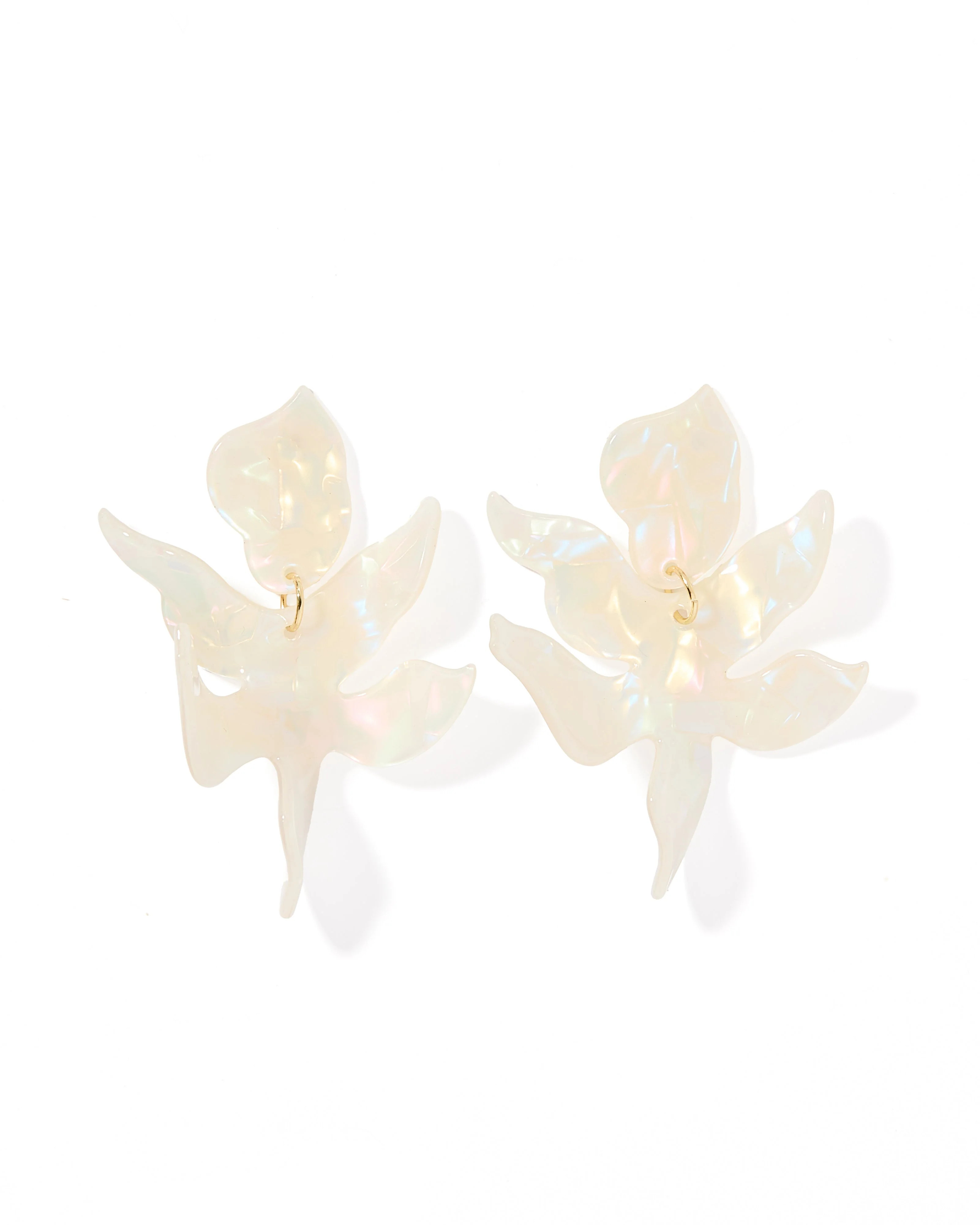 Flora Statement Earrings - Iridescent - Shop LINNY CO | LINNY CO LLC