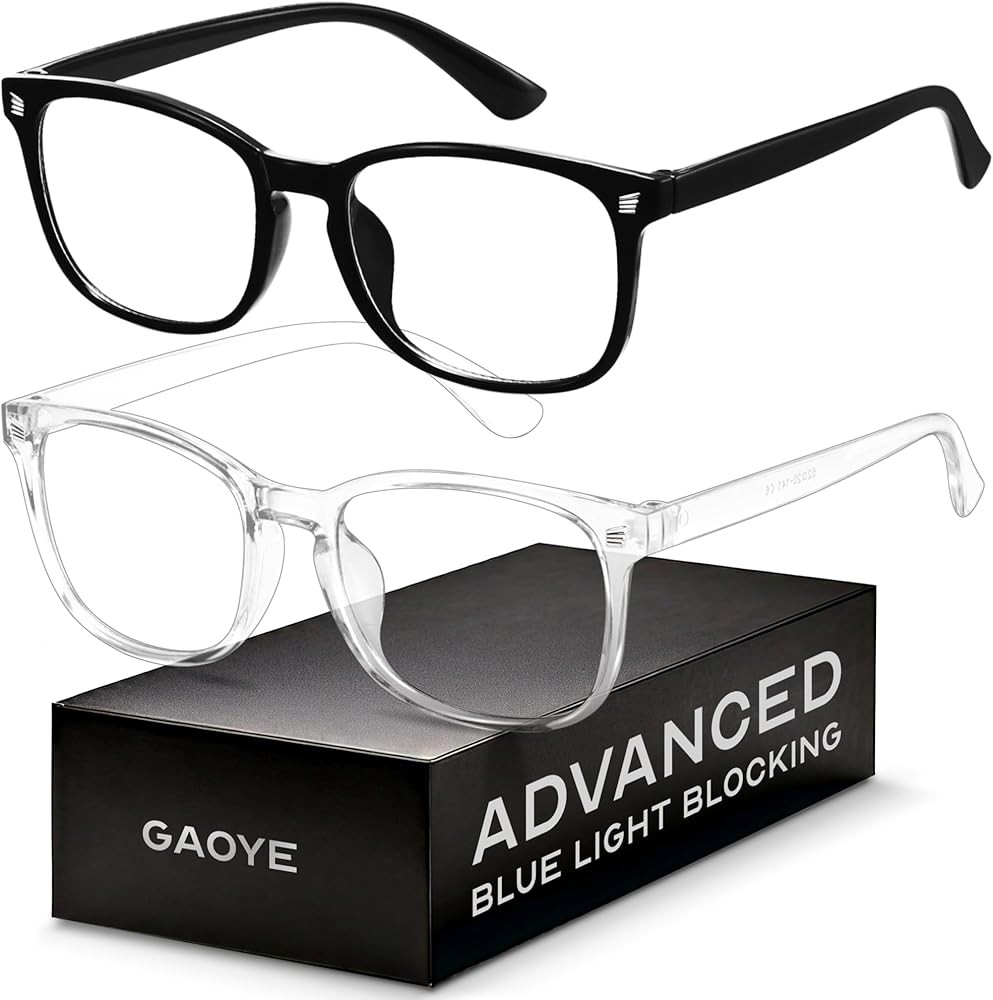 Gaoye Eyewear Frames for Men - Blue Light Blocking Square Glasses, Anti UV Ray Computer Gaming, B... | Amazon (US)