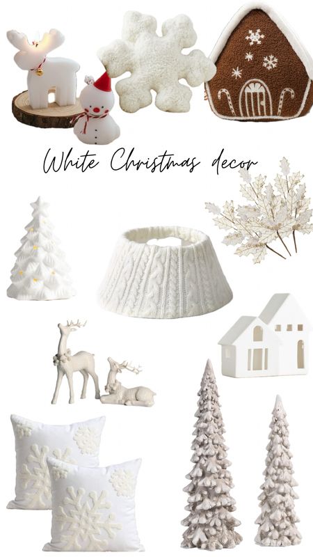 White Christmas decor

#LTKHoliday #LTKfindsunder50 #LTKSeasonal
