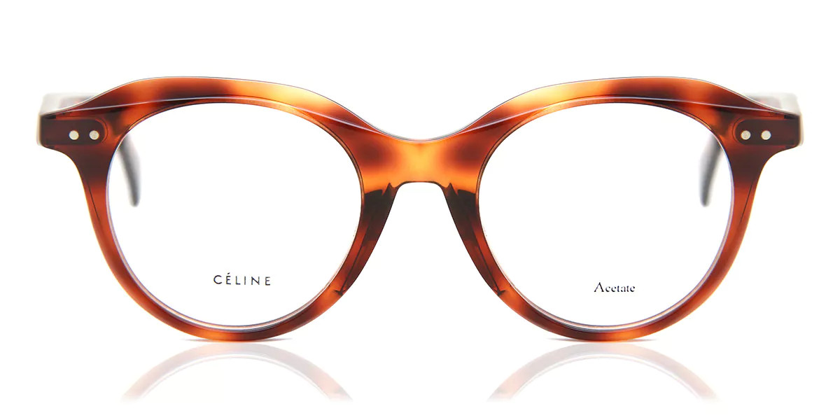 Celine CL41458 086 Women's Eyeglasses Tortoiseshell Size 45 (Frame Only) - Blue Light Block Available | SmartBuyGlasses Global