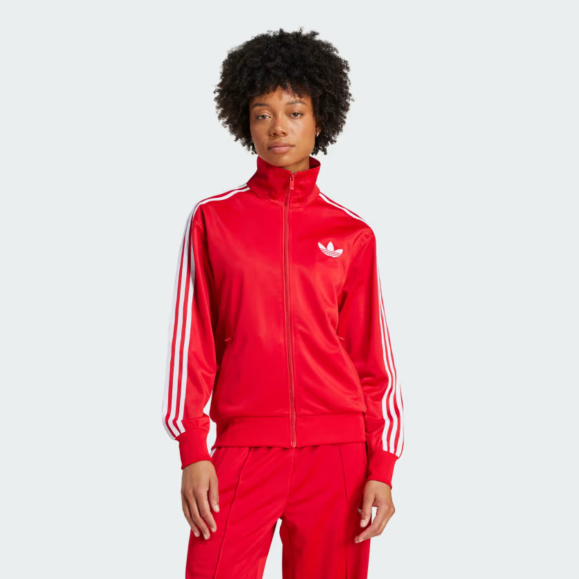 adidas Adicolor Classic Firebird Loose Track Top - Red | Free Shipping with adiClub | adidas US | adidas (US)