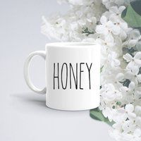 Honey Mug | Rae Dunn Inspired Gift For Friends Her Minimalist Best | Etsy (US)