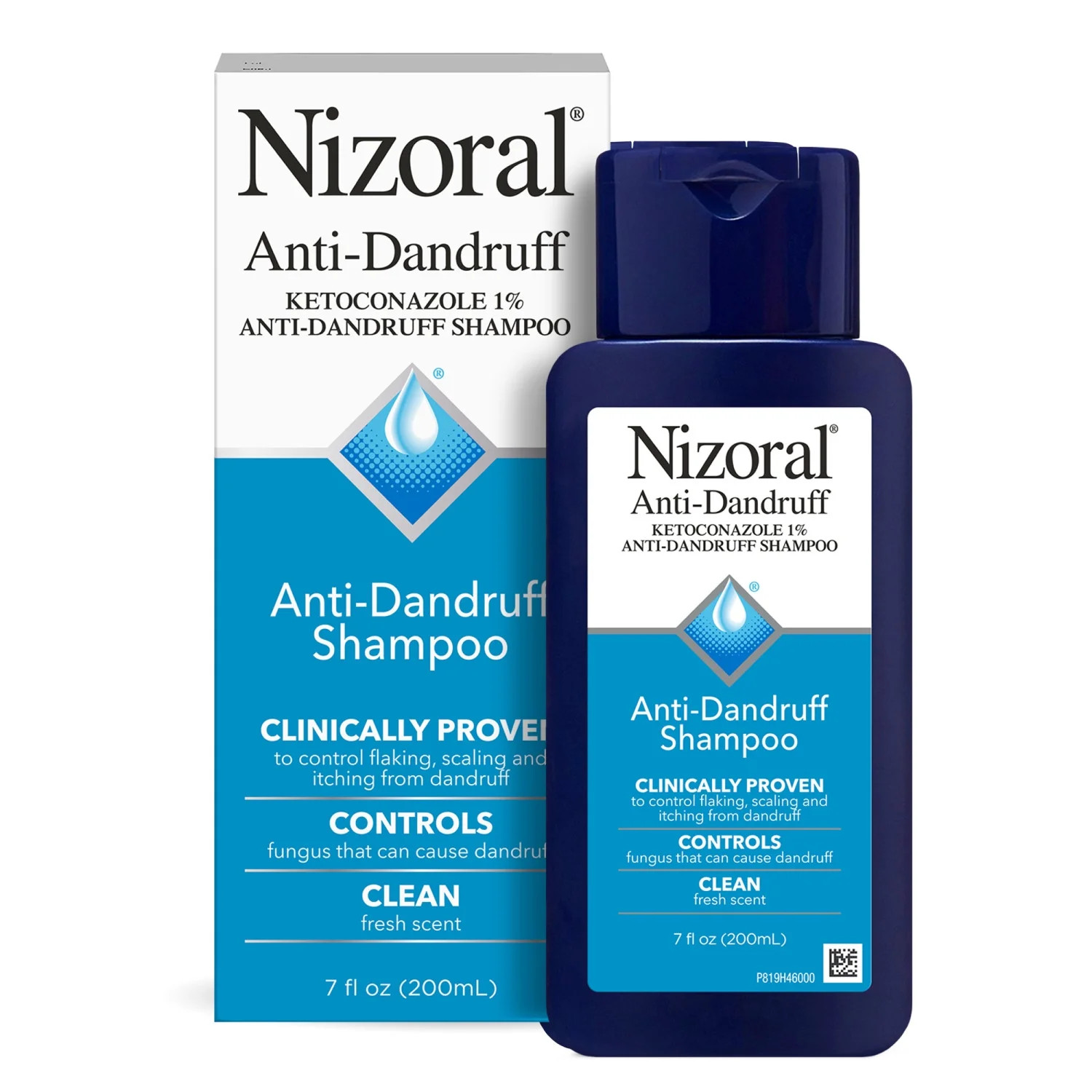 Nizoral Anti-Dandruff Shampoo with 1% Ketoconazole, Fresh Scent, 7 fl oz | Walmart (US)