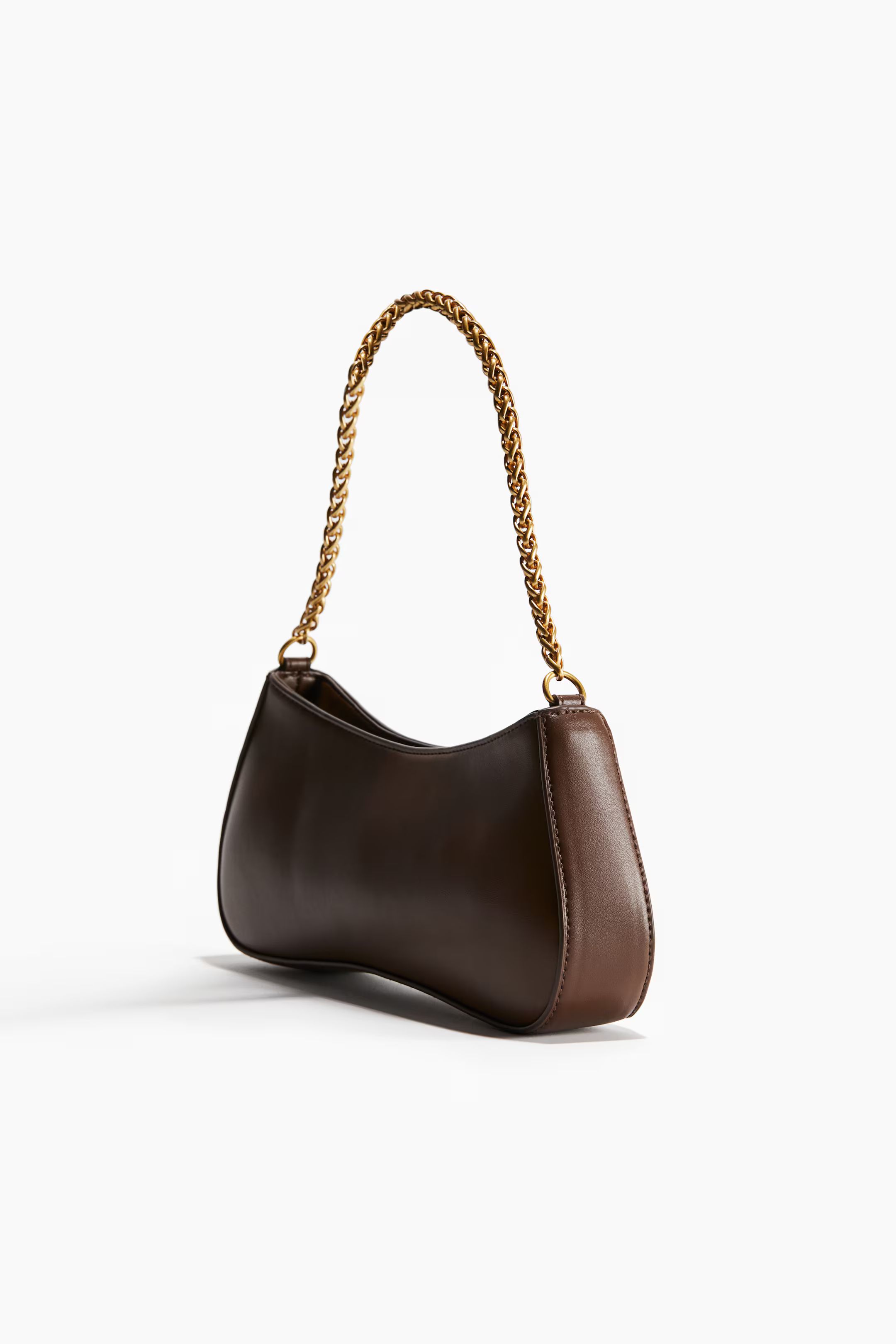 Shoulder bag - Dark brown - Ladies | H&M GB | H&M (UK, MY, IN, SG, PH, TW, HK)