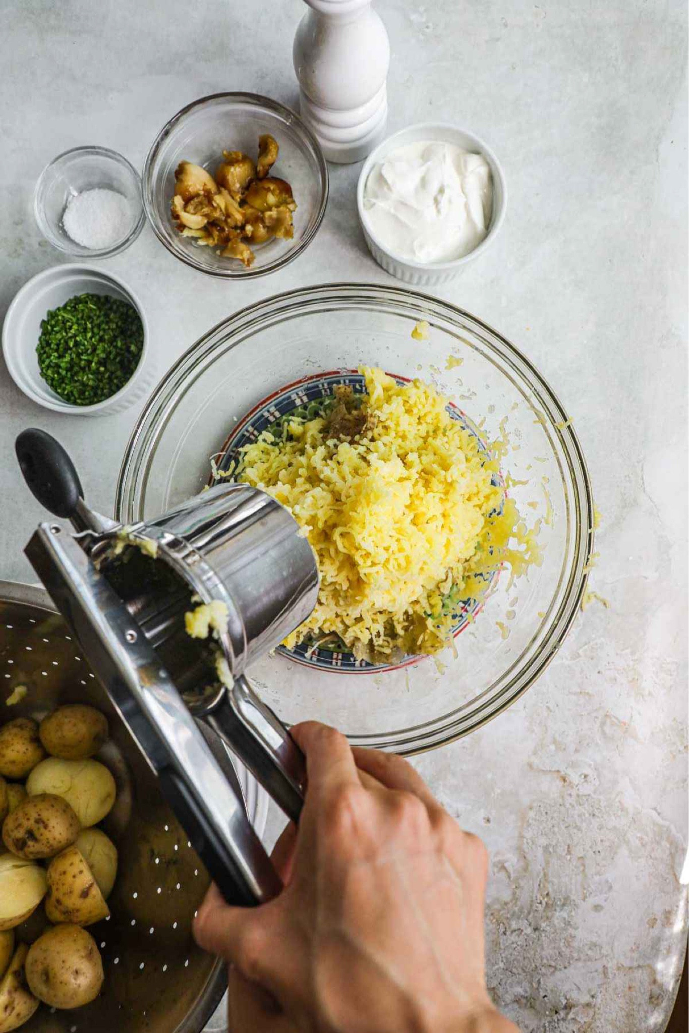 Potato ricer to make the most delicious, creamy, silky mashed potatoes for thanksgiving, Christmas, and all holidays 

#LTKCyberWeek #LTKHoliday #LTKSeasonal