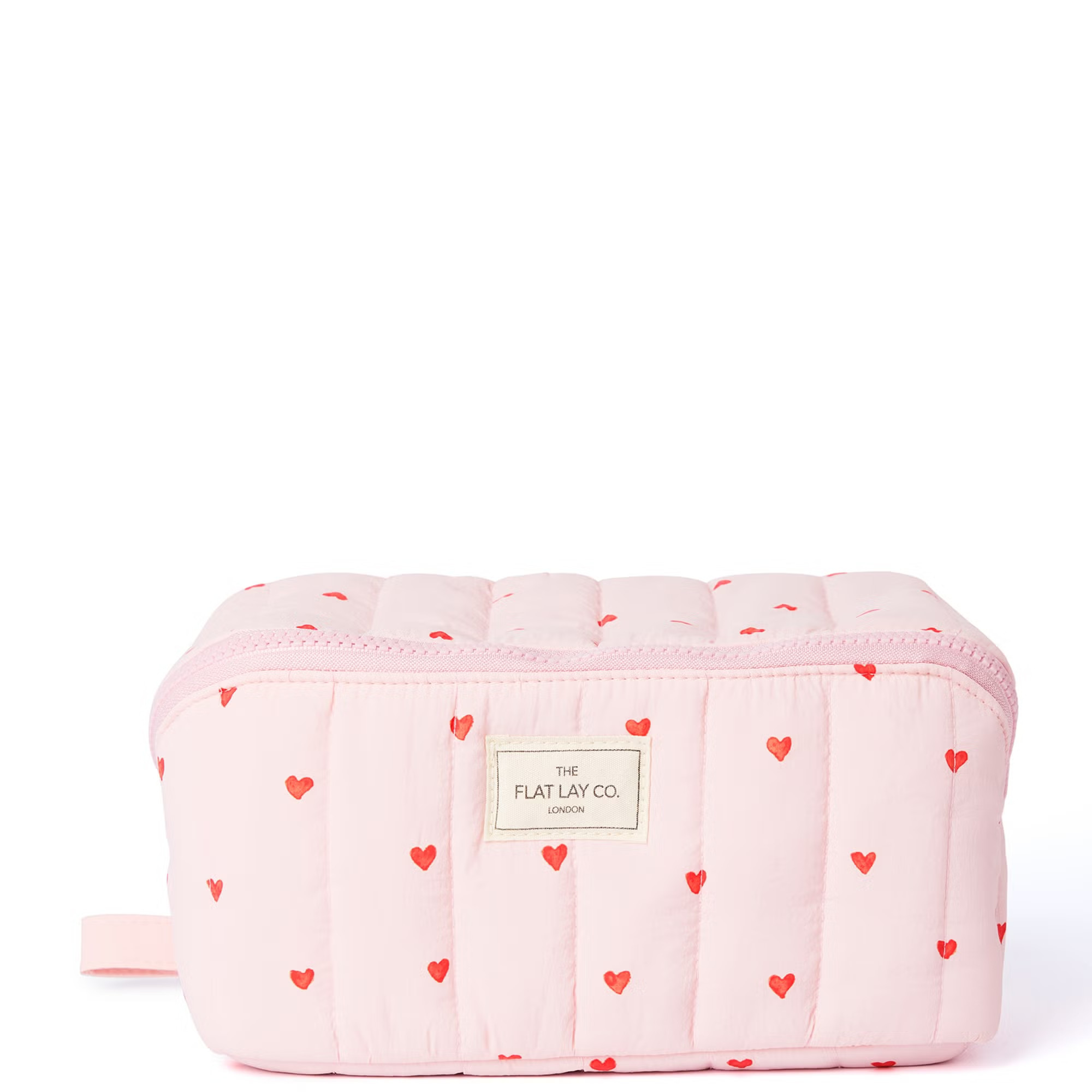 The Flat Lay Co. Marshmallow Flat Lay Makeup Box Bag - Sweet Pink Hearts | Look Fantastic (UK)