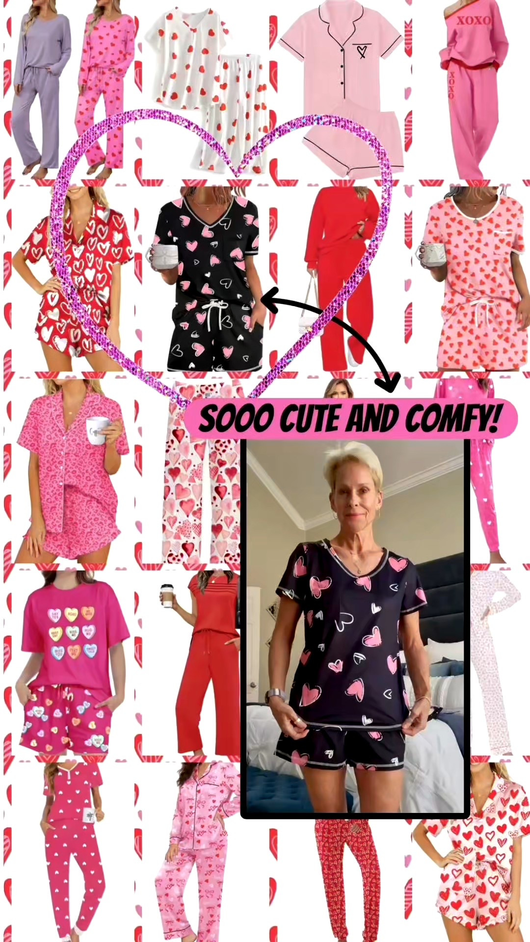 Totally love, love this pajama set 💗 

Soft, comfy, and cute in the prettiest pinks and whites….perfect for Valentine’s Day or anytime lounging. 

I shared this one in a previous post too because it’s just that good. Cozy never looked so good.

#valentine #ValentinesDay #comfy

#LTKootd