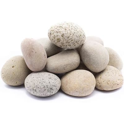 Beach Pebble Company  Cabo Beach Pebbles 30-lb Off-white Pebbles | Lowe's