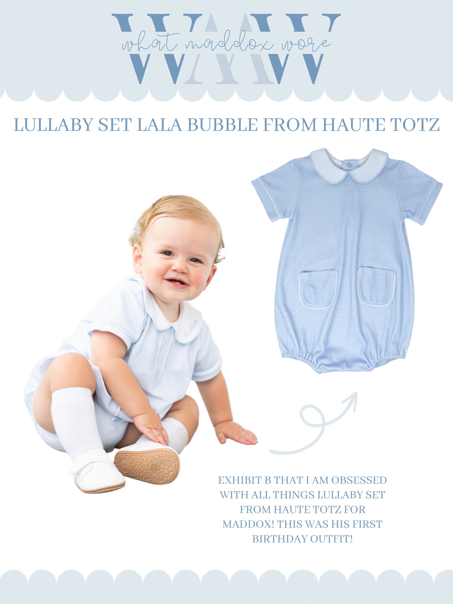 WMW - what Maddox wore 🤍 lullaby set Lala bubble from Haute Totz! 

#LTKkids #LTKfamily #LTKbaby