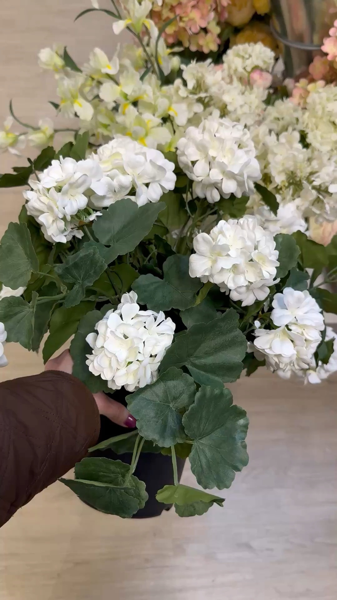 Similar faux outdoor flowers 😍 hydrangeas and geraniums! Great prices too 

#LTKSeasonal #LTKHome #LTKU