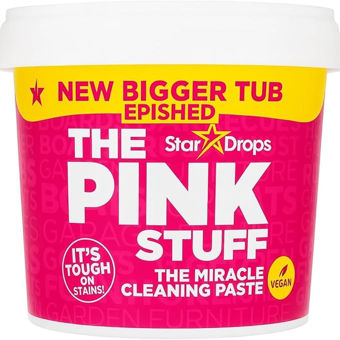 Pink Stuff Miracle Cleaning Paste 850g All Purpose Powerful Multi Surface Stain Remover for Bathr... | Amazon (UK)