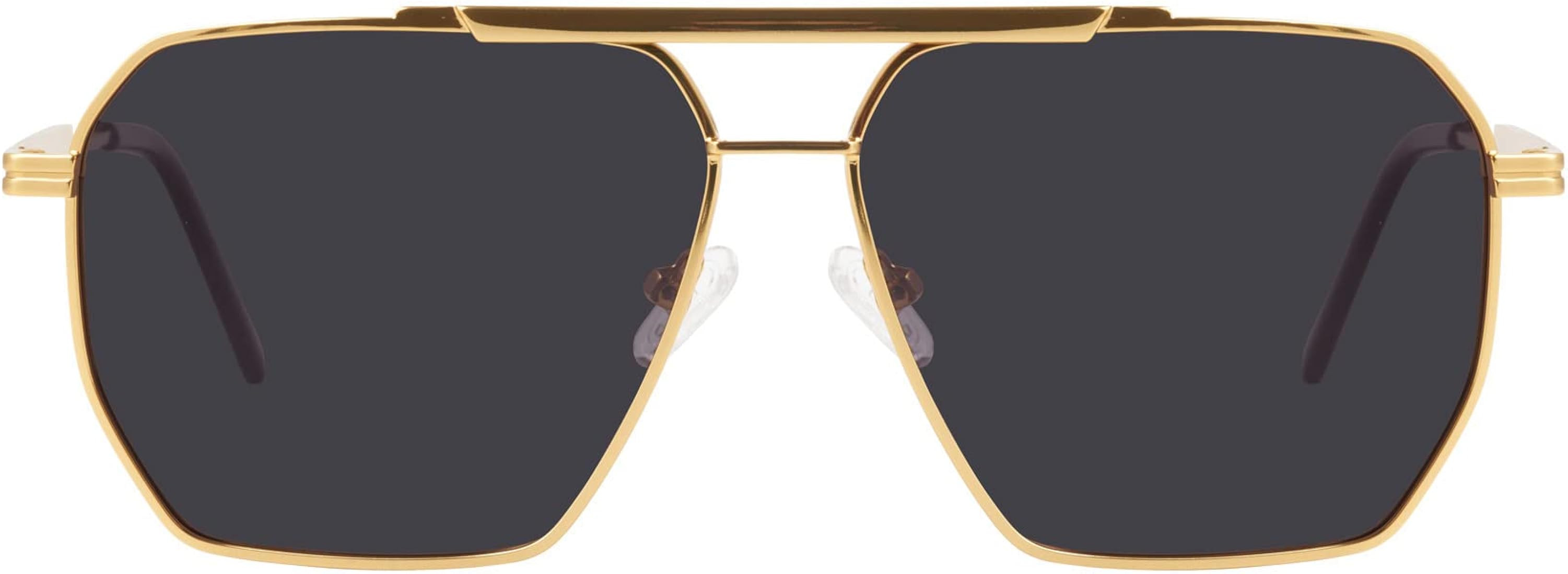 mosanana Square Polarized Aviator Sunglasses for Women and Men UV400 Protection Model-Chris | Amazon (US)