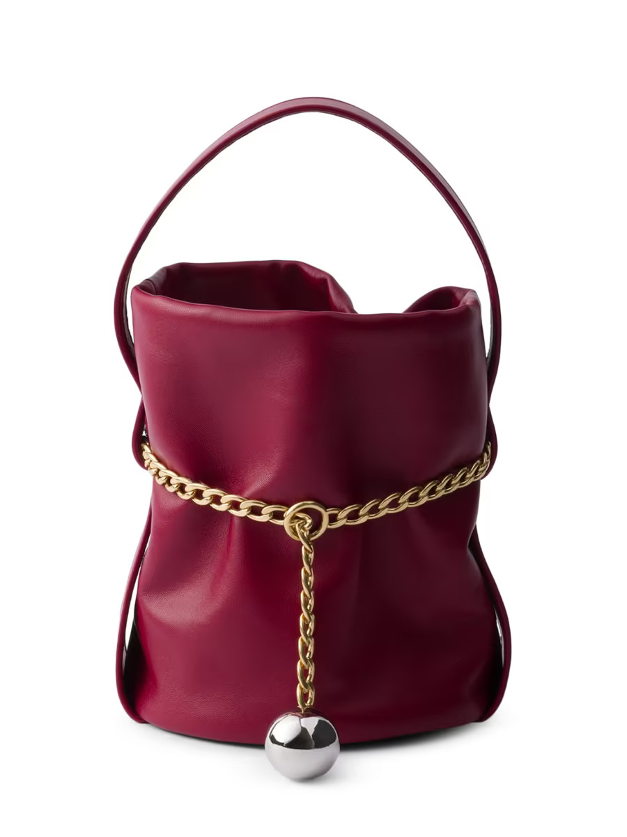 Petit Sac Noir Nappa Leather Mini-Bucket Bag | Saks Fifth Avenue