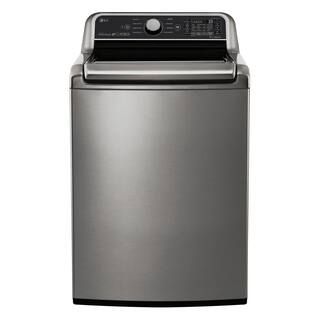 5.0 cu. ft. HE Mega Capacity Smart Top Load Washer w/ TurboWash3D and Wi-Fi Enabled in Graphite S... | The Home Depot