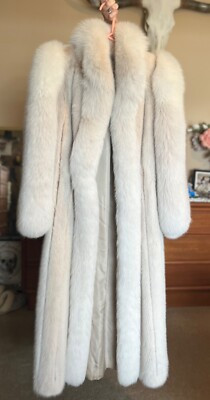 real fox fur full length coat women  | eBay | eBay US