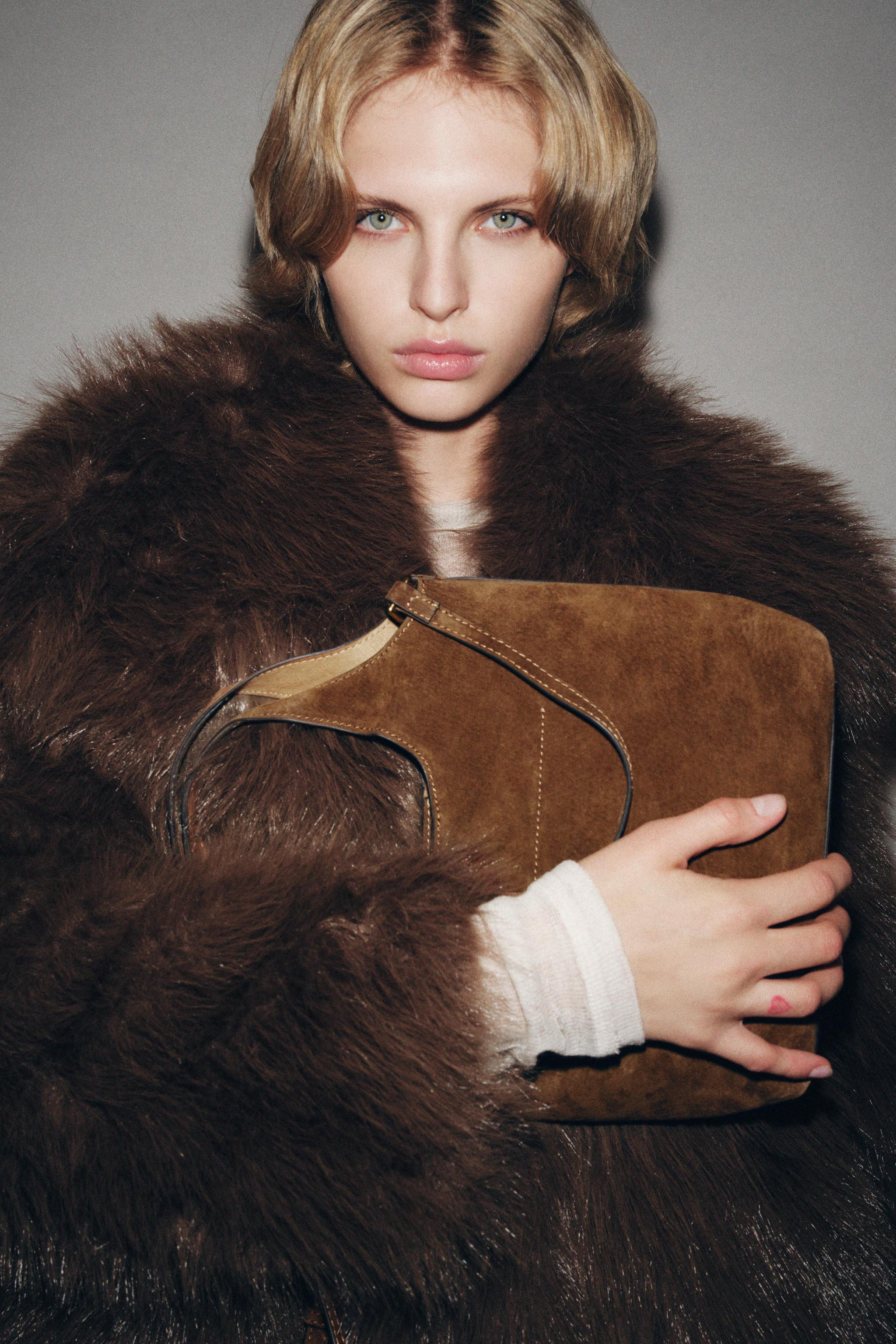 LEATHER MINI SHOPPER | Zara US